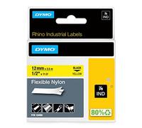 DYMO IND 18490 - DYMO IND Nylon, 12 mm, colore nero/giallo
