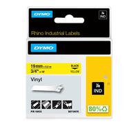 Dymo Rhino etichette industriali in vinile autoadesive rotolo da 19 mm x 5,5 m
