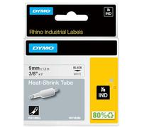 NASTRO TERMORESTRINGENTE DYMO 18053 NEROBIANCO 9mmx1,5mt ORIGINALE PER DYMO RINHO 4200,5200,5000,6000