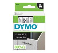 DYMO - S0720500 - Nastro D1 standard 450100 - 12 mm x 7 mt - PL - nero-trasparente - Dymo - 27858 - Conf. da 1 Pz.