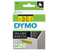 DYMO - S0720580 - Nastro D1 standard 450180 - 12 mm x 7 mt - PL - nero-giallo - Dymo - 27869 - Conf. da 1 Pz.