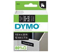 DYMO - S0720610 - Nastro D1 standard 450210 - 12 mm x 7 mt - PL - bianco-nero - Dymo - 27872 - Conf. da 1 Pz.