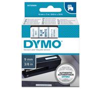 DYMO - S0720690 - Nastro D1 standard 409140 - 9 mm x 7 mt - PL - blu-bianco - Dymo - 27847 - Conf. da 1 Pz.