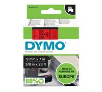 DYMO - S0720720 - Nastro D1 standard 409170 - 9 mm x 7 mt - PL - nero-rosso - Dymo - 27850 - Conf. da 1 Pz.