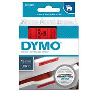 DYMO - S0720870 - Nastro D1 standard 458070 - 19 mm x 7 mt - PL - nero-rosso - Dymo - 27883 - Conf. da 1 Pz. - S0720870