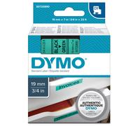 DYMO - S0720890 - Nastro D1 standard 458090 - 19 mm x 7 mt - PL - nero-verde - Dymo - 27885 - Conf. da 1 Pz. - S0720890