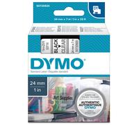 DYMO - S0720920 - Nastro D1 standard 537100 - 24 mm x 7 mt - PL - nero-trasparente - Dymo - 37884 - Conf. da 1 Pz.
