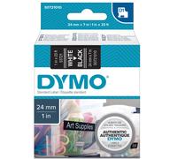 DYMO - S0721010 - Nastro D1 standard 537210 - 24 mm x 7 mt - PL - bianco-nero - Dymo - 37893 - Conf. da 1 Pz.