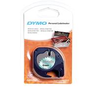 Dymo S0721740 Nastro LetraTag Metallico, 12 mm x 4 m, Verde