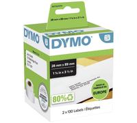 DYMO S0722370 Rotolo di etichette 89 x 28 mm Carta Bianco 260 pz. A tenuta