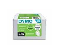 Dymo S0722390 etichette di carta 89mm x 36mm, bianco, grandi, 24 x 260 pz