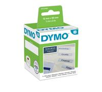 DYMO - S0722460 - Rotolo 220 etichette LW 990170 - 12 x 50 mm - carta - cartelle sospese - bianco - Dymo - 27803 - Conf. da 1 Pz. - S0722460