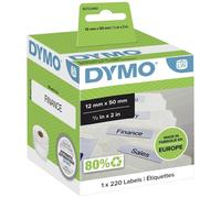 DYMO S0722460 Rotolo di etichette 50 x 12 mm Carta Bianco 220 pz. A tenuta
