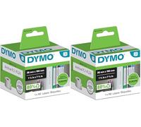 Dymo S0722470 Appendere le etichette del registro, 38 x 190 mm, 110 pezzi per rotolo (Confezione da 2)