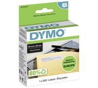 DYMO S0722520 Rotolo di etichette 54 x 25 mm Carta Bianco 500 pz. A tenuta