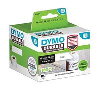 Dymo Sanford LW Nastro in plastica Bianca Tape_Label_Dispenser, 2roll451, 19x64mm (2112284)