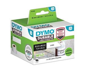 Dymo Sanford LW Nastro in plastica Bianca Tape_Label_Dispenser, 2roll451, 19x64mm (2112284)