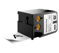 DYMO XTL 2" (54 Mm) Etichette In Vinile Multifunzione, Nero Su Bianco - DYMO