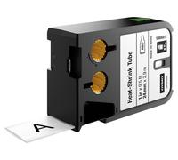 DYMO Xtl 2.5cm (24 MM) Heat-Shrink Tubo Etichette, Nero su Bianco - DYMO