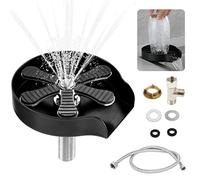 Dyna-Living - Lavabo automatico in vetro, in acciaio inox, per lavabo, per lavabo, per lavabo, per lavabo, per lavello da cucina, bar a casa (nero)