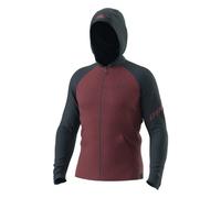 Dynafit 24/7 Ptc Zip Hoody M - felpa con cappuccio - uomo M Dark Red/Dark Blue man Tencel/Lyocell,Polartec Alpha