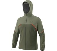 Giacca impermeabile dynafit alpine gtx khaki da uomo