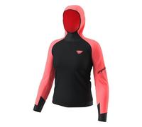 Dynafit Alpine L/S Hooded W - maglia a maniche lunghe - donna S Black/Red woman Carvico,Recycled Polyester,Polygiene