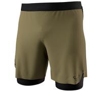 Dynafit - Pantaloncini 2 in 1 da trail running - Alpine Pro 2/1 Shorts M Military Green per Uomo - Taglia L - Kaki