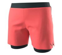 Pantaloni corti Dynafit Alpine Pro 2 in 1 rosa corallo donna - L