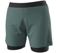 Dynafit Alpine Pro 2/1 W - pantaloni trail running - donna M Green/Black woman Bluesign,Recycled Materials