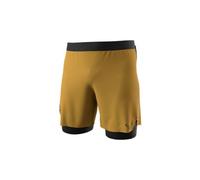 Dynafit alpine pro 2 in 1 shorts khaki black uomo