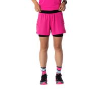 Pantaloni corti Dynafit Alpine Pro 2/1 rosa fucsia nero donna - L