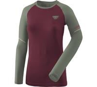 Dynafit Alpine Pro - maglia a manica lunga - donna I48 D42 Dark Red/Green woman