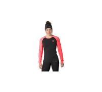 DYNAFIT Alpine Pro W L/s Tee - Donna - Nero / Rosso / Rosa - Taglia L- modello 2025