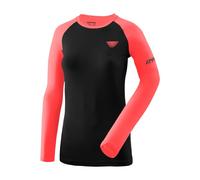 DYNAFIT Alpine Pro W L/s Tee - Donna - Nero / Rosso / Rosa - Taglia L- modello 2025