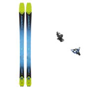 Dynafit - Attacchi per sci da scialpinismo - Set Scialpinismo Seven Summits Lime Yellow/Black 2024 in Alluminio - Blu