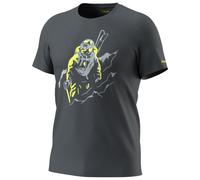 Dynafit - T-shirt in cotone biologico - Blacklight Co T-Shirt M Cinder Blacklight per Uomo in Cotone - Taglia XL - Grigio