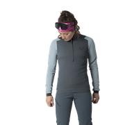 Dynafit Blacklight Thermal 1/2 W - felpa in pile - donna S Blue/Light Blue woman Recycled Polyester,Polygiene,Carvico