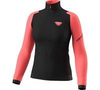 DYNAFIT Blacklight Thermal - Maglia termica da donna a maniche lunghe con mezza cerniera, colore: Cabana, L