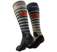 Dynafit - Calze da scialpinismo leggere - Ft Graphic Socks Rock Khaki in Pelle - Taglia 39-42 - Blu