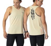 Dynafit - Canotta da trail leggera e traspirante senza maniche - Trail Tank W Overcast per Donne in Poliestere Riciclato - Taglia M - Beige