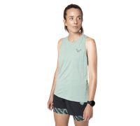 Dynafit Trail W - top trail running - donna L Light Green/Black woman Recycled Polyester,Polygiene