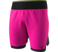 Dynafit DNA Ultra 2in1 - pantaloni corti trail running - uomo XL Pink/Black man Pfc-Free,Dry'ton