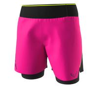 Dynafit DNA Ultra 2in1 W - pantaloni corti trail running - donna Pink/Black XS