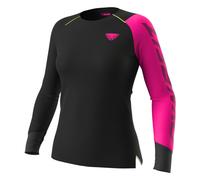 Dynafit Dna W - maglia a maniche lunghe - donna S Black/Pink woman Polygiene