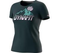 DYNAFIT Donna Transalper Graphic Maglietta, Blueberry, S