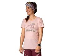 DYNAFIT Donna Transalper Graphic Maglietta, Pale Rose, M