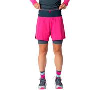Dynafit - Short leggeri e traspiranti per trail running - Ultra 2/1 Shorts W Pink Glo per Donne in Silicone - Taglia L - Rosa