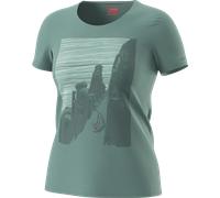 DYNAFIT - Dynafit X Simon Charrière Tee Woman - Blu (Taglia: 44)