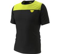 Dynafit Elevation M - T-shirt - uomo M/L Black/Yellow man Pfc-Free,Lana Merino,Dwr